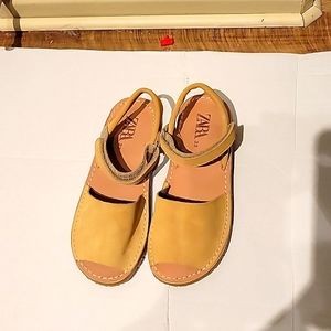 Boys leather sandals, Zara, size 2